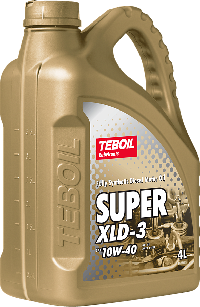 Синтетическое моторное масло TEBOIL SUPER XLD-3 10W-40