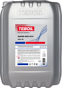 Малозольное моторное масло TEBOIL SUPER HPD ECV 10W-30