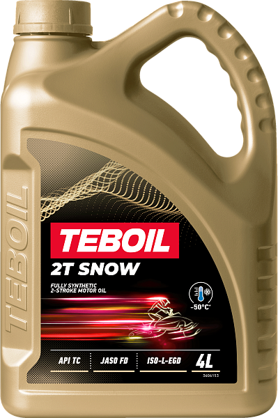 Синтетическое моторное масло TEBOIL 2T SNOW